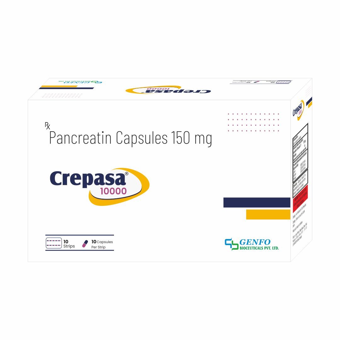 Crepasa 10000 25000 Pancreatin Capsules