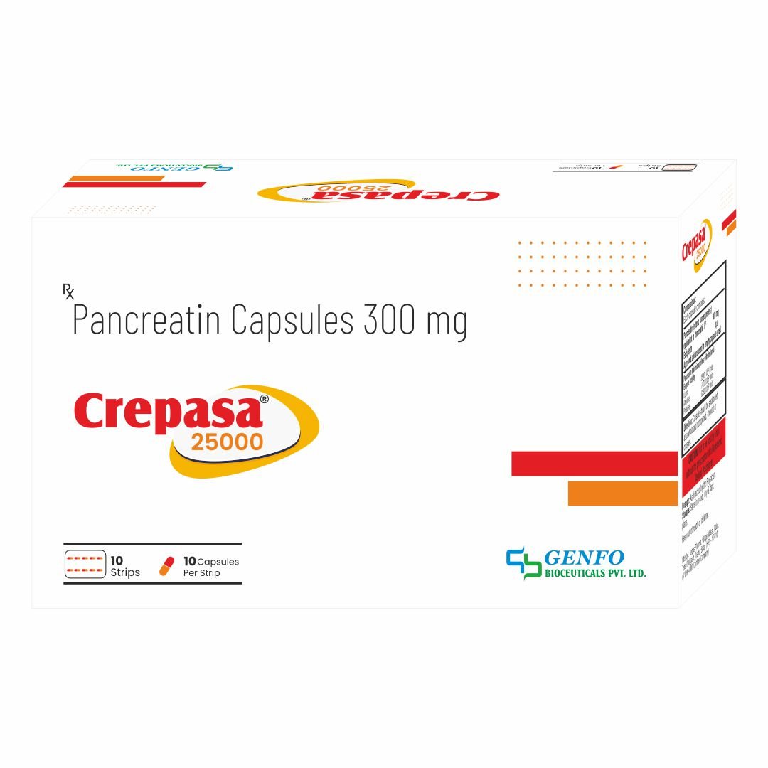 Crepasa 10000 & 25000 – Pancreatin Capsules