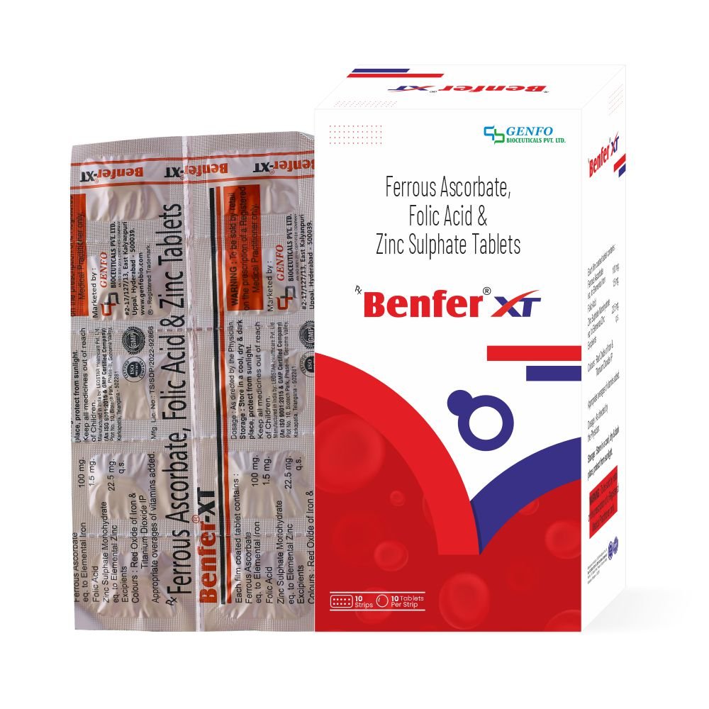 BENFER XT-Ferrous Ascorbate Folic Acid Zinc Tablets