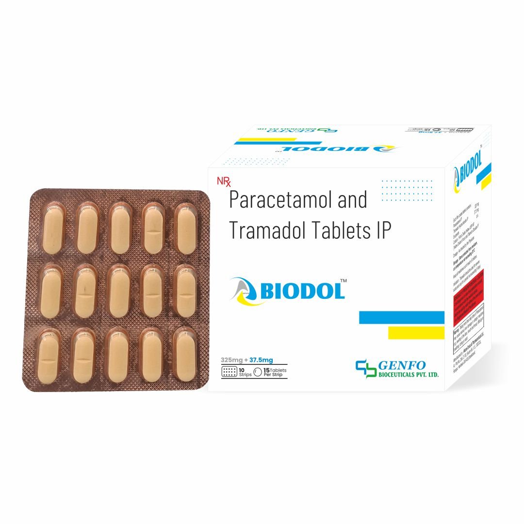 BIODOL Tramadol HCl 37.5 mg and Acetaminophen 325 mg Tablets