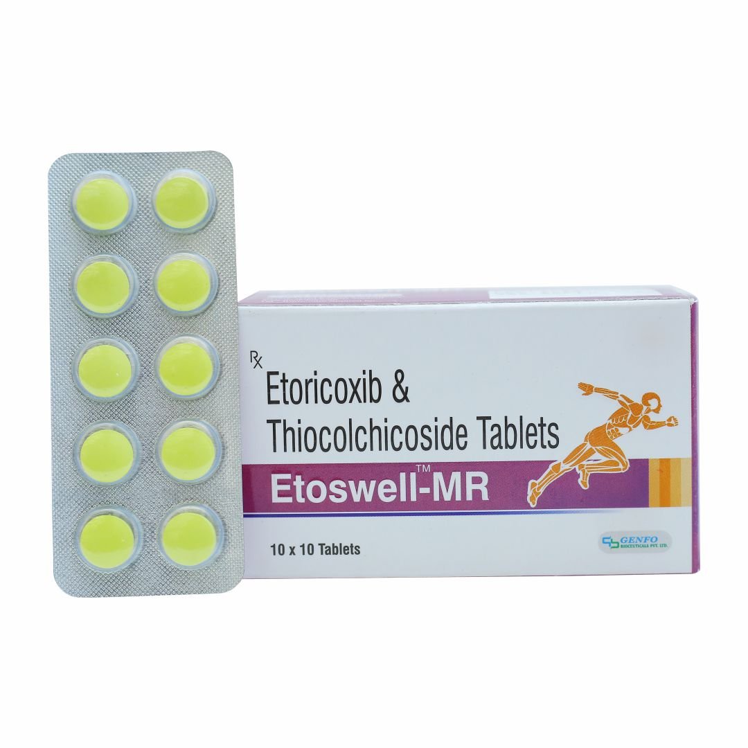 ETOSWELL-MR Etoricoxib 60 mg and Thiocolchicoside 4 mg Tablets
