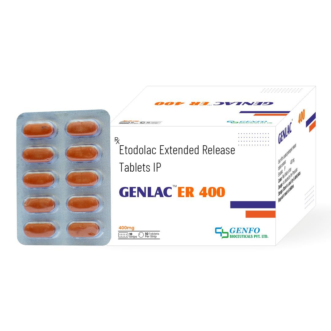 GENLAC ER 400/600 Etodolac Extended-Release Tablets