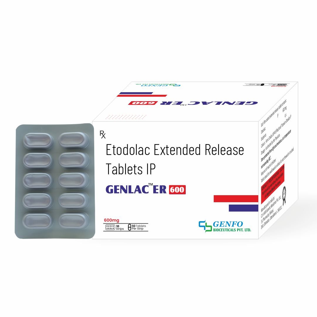 GENLAC ER 400/600 – Etodolac Extended-Release Tablets