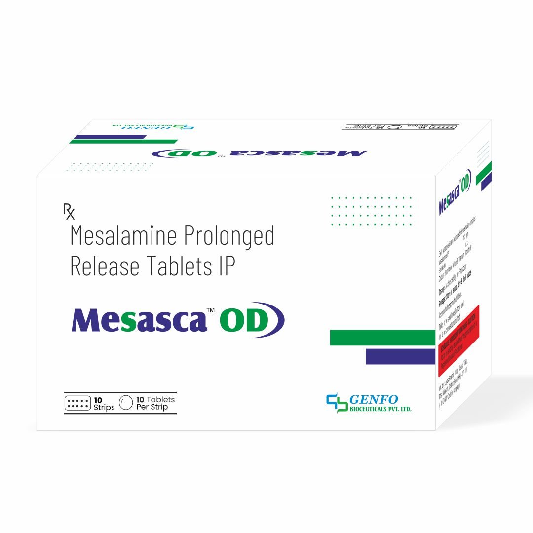Mesasca OD – Mesalamine Prolonged Release 1.2 g