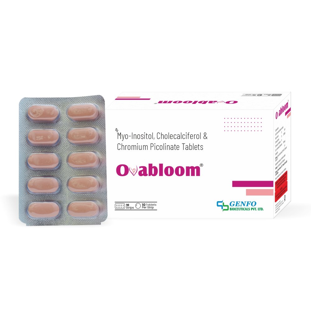Ovabloom Myo-Inositol Cholecalciferol and Chromium Picolinate Tablets