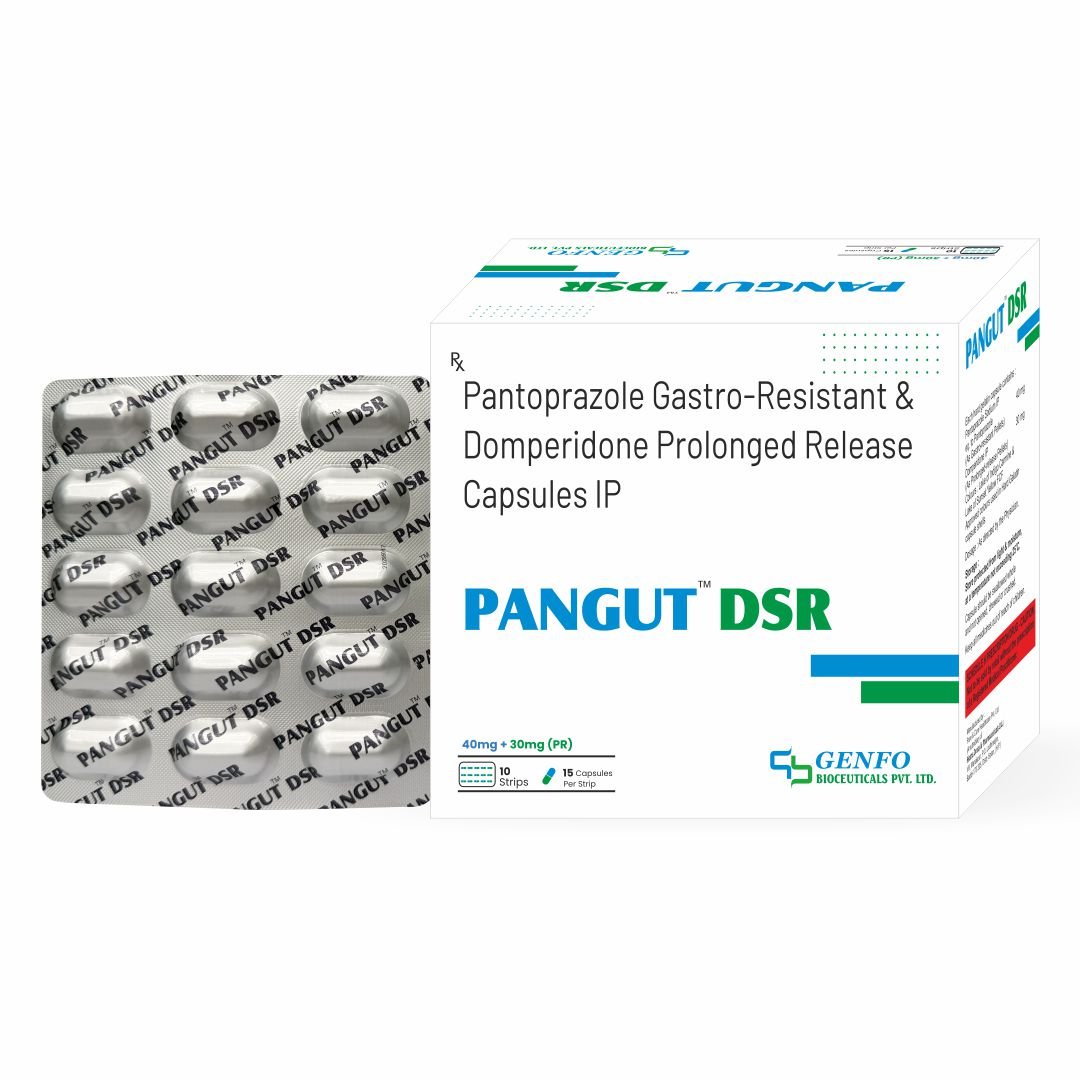 Pangut DSR Pantoprazole 40 mg Domperidone 30 mg SR Capsules