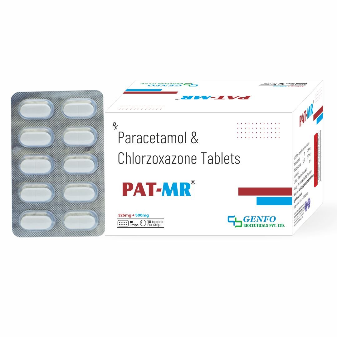 PAT-MR™ tablets containing Paracetamol 325 mg and Chlorzoxazone 250 mg