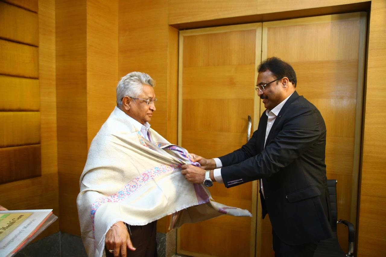 Rajeshwar Reddy Ganta Genfo Director & Dr. K. I. Varaprasad Reddy Sir