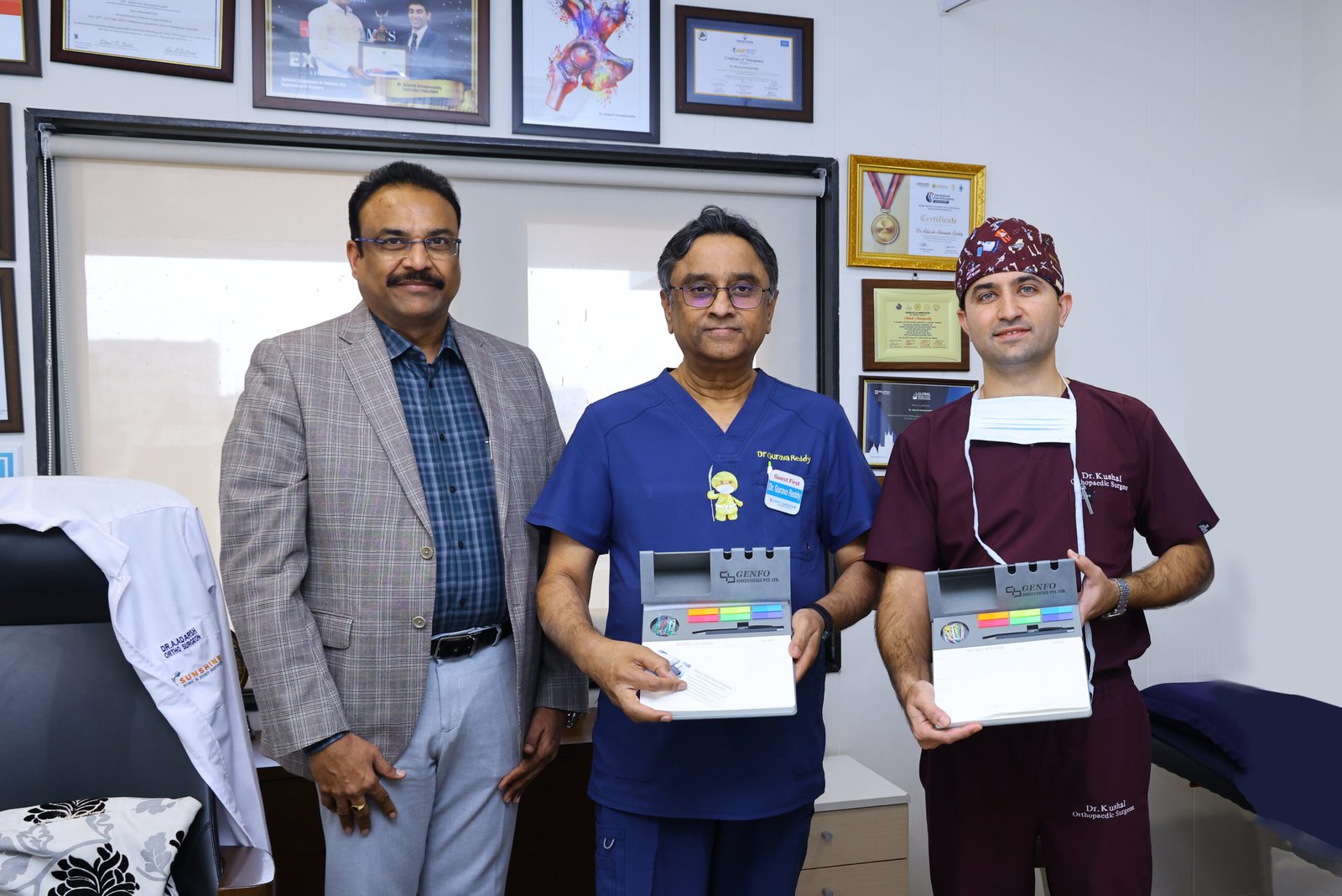 Rajeshwar Reddy Ganta. Dr.Guruva Reddy. Dr.Kushal Orthopedic.jpg