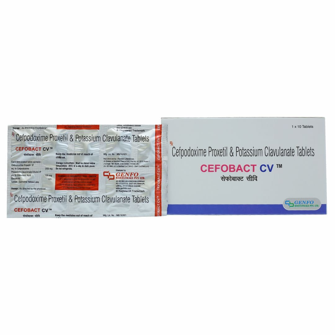 CEFOBACT CV Cefpodoxime Proxetil and Clavulanate Potassium Tablets