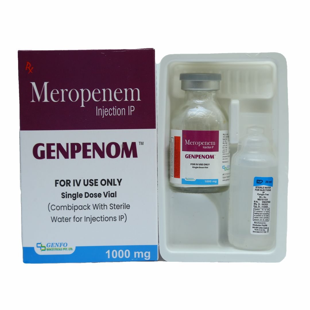 GENPENOM 1G Meropenem 1000 mg Injection