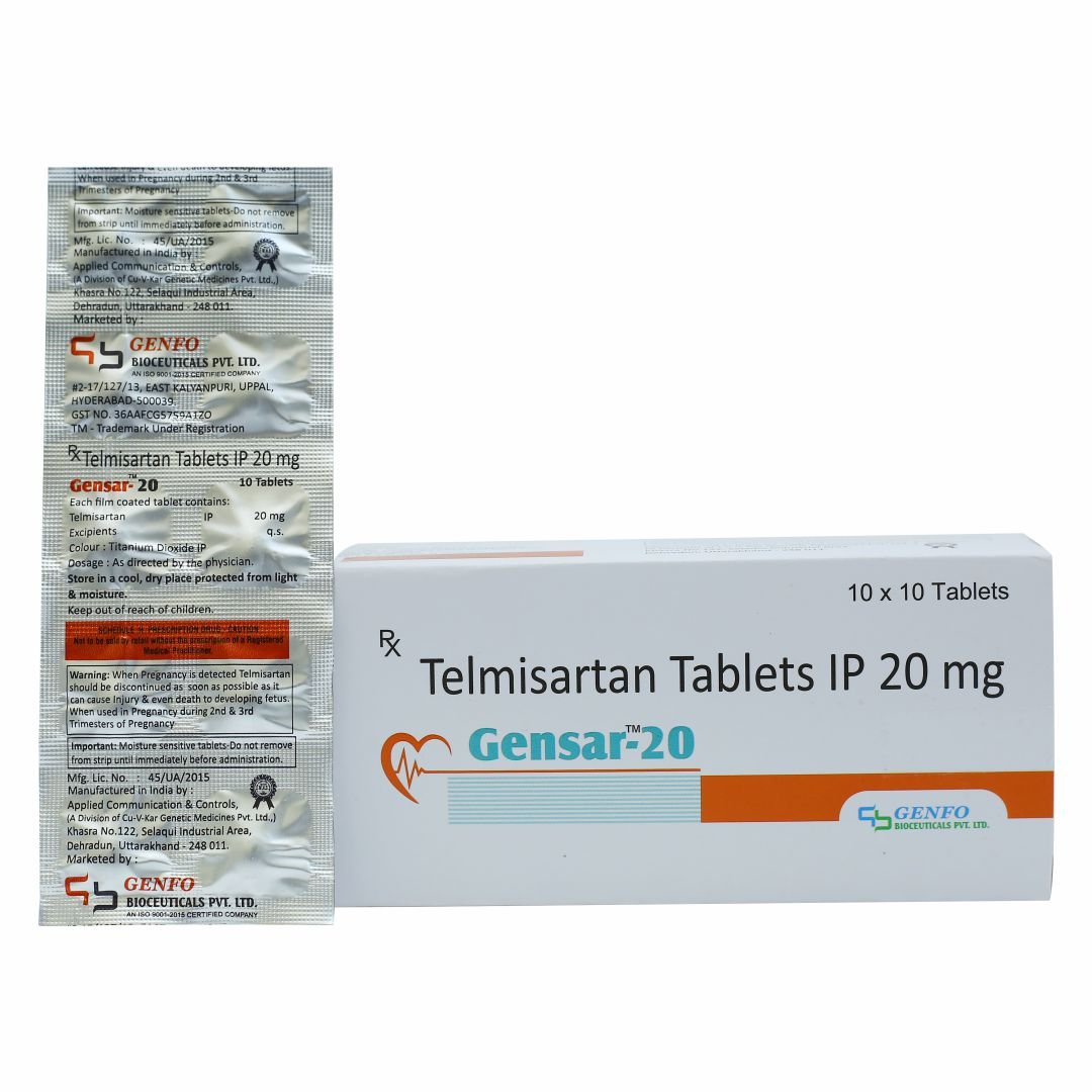 Gensar-20™ tablets containing Telmisartan 20 mg