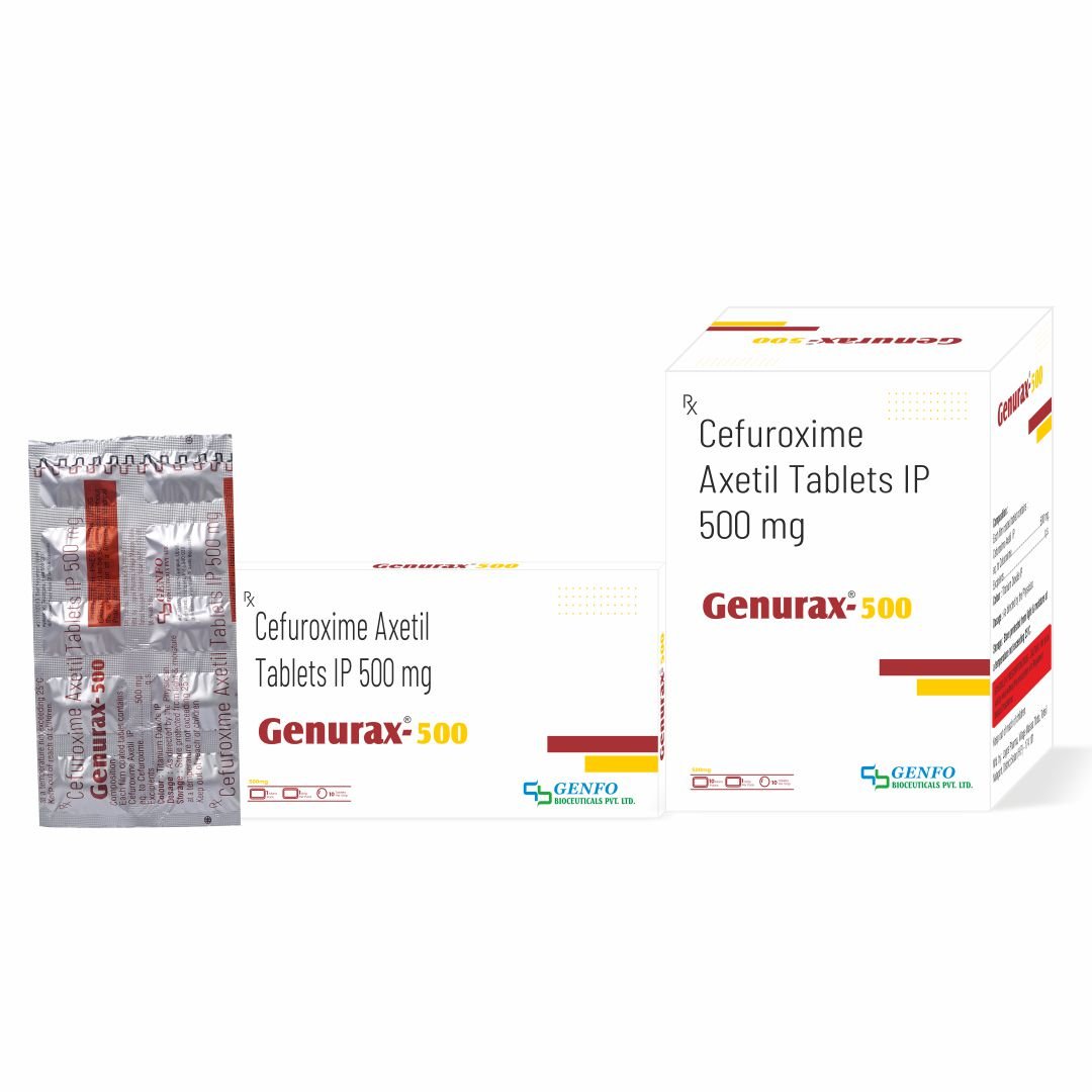 Genurax-500 Cefuroxime Axetil 500 mg Tablets