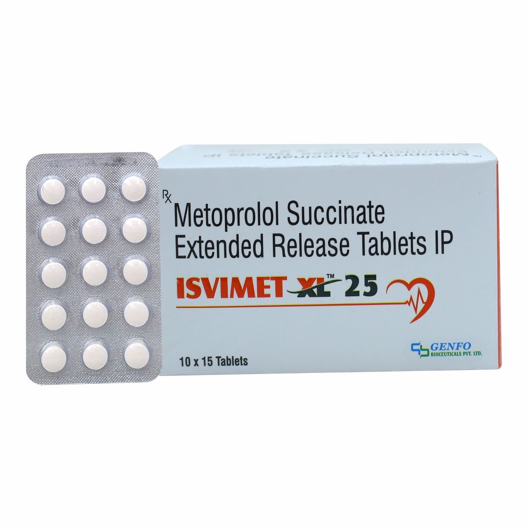 Isvimet XL 25™ tablets containing Metoprolol 25 mg extended release