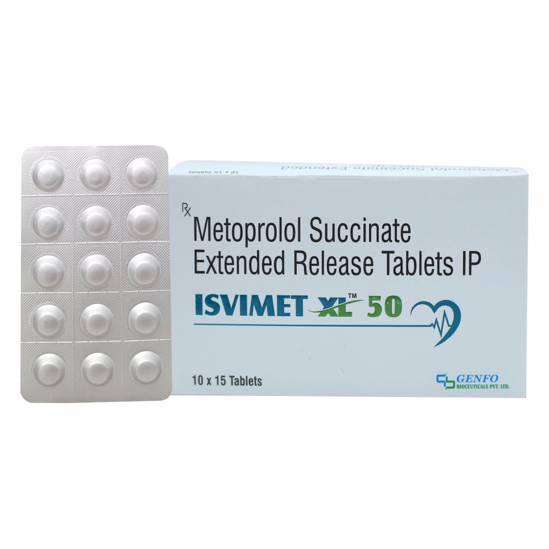 Isvimet XL 50™ tablets containing Metoprolol 50 mg extended release